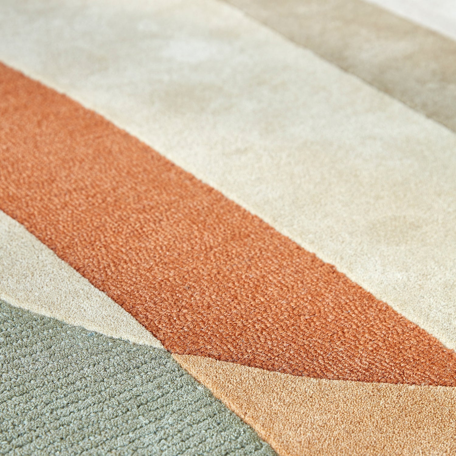 Wool floor rug - Urban Vibes Multicolor 060