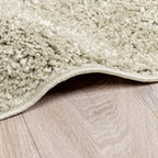 Round High Pile Rug - Lofty Mint