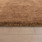Round wool rug - Leone Taupe