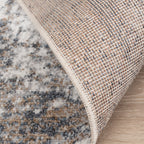 Round washable rug - Misha Grunge Cream/Grey