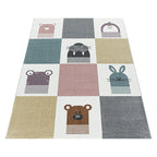 Children's Floor Rug - Fleurtje Animals Multicolor
