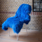 Blue Sheepskin - Floor Rug