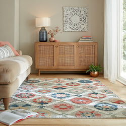 In- & Outdoor rug - Plazo Flora Grey