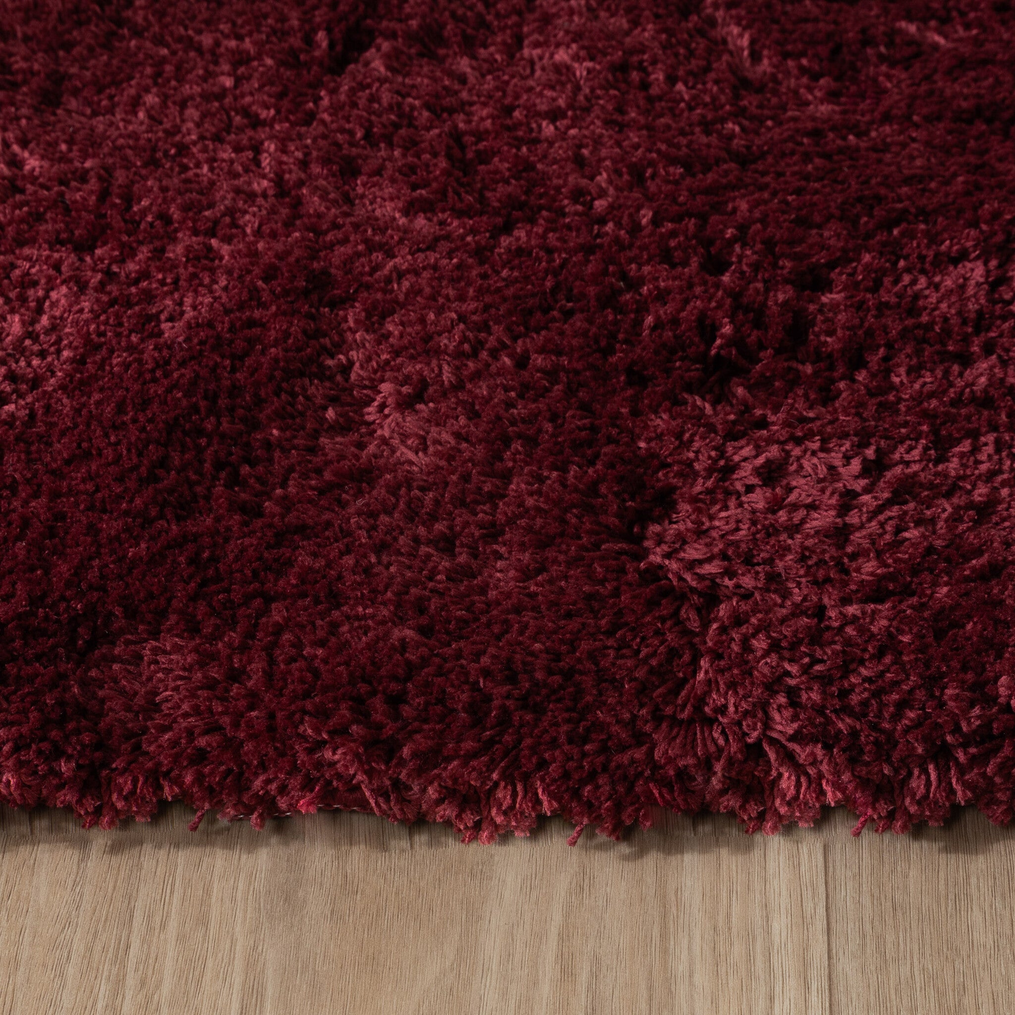 Washable High Pile Rug - Ziggy Red