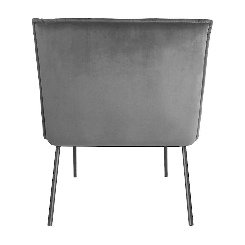 Velvet Armchair - Lola Anthracite