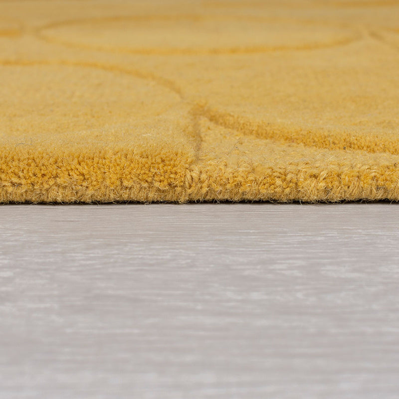 Modern area rug - Mozo Gigi Ochre Yellow