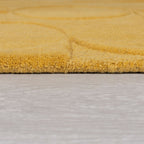Modern area rug - Mozo Gigi Ochre Yellow