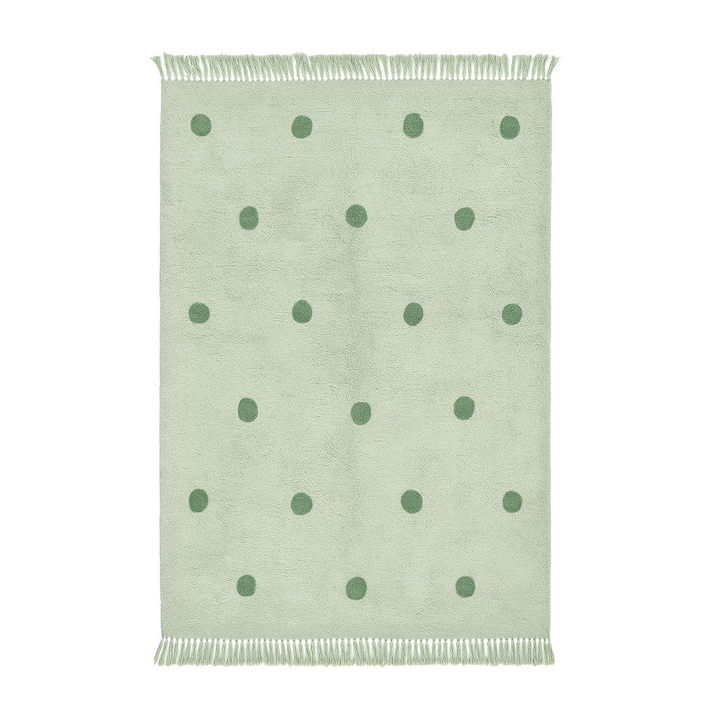 Kids’ Room Rug – Lou Dots Green