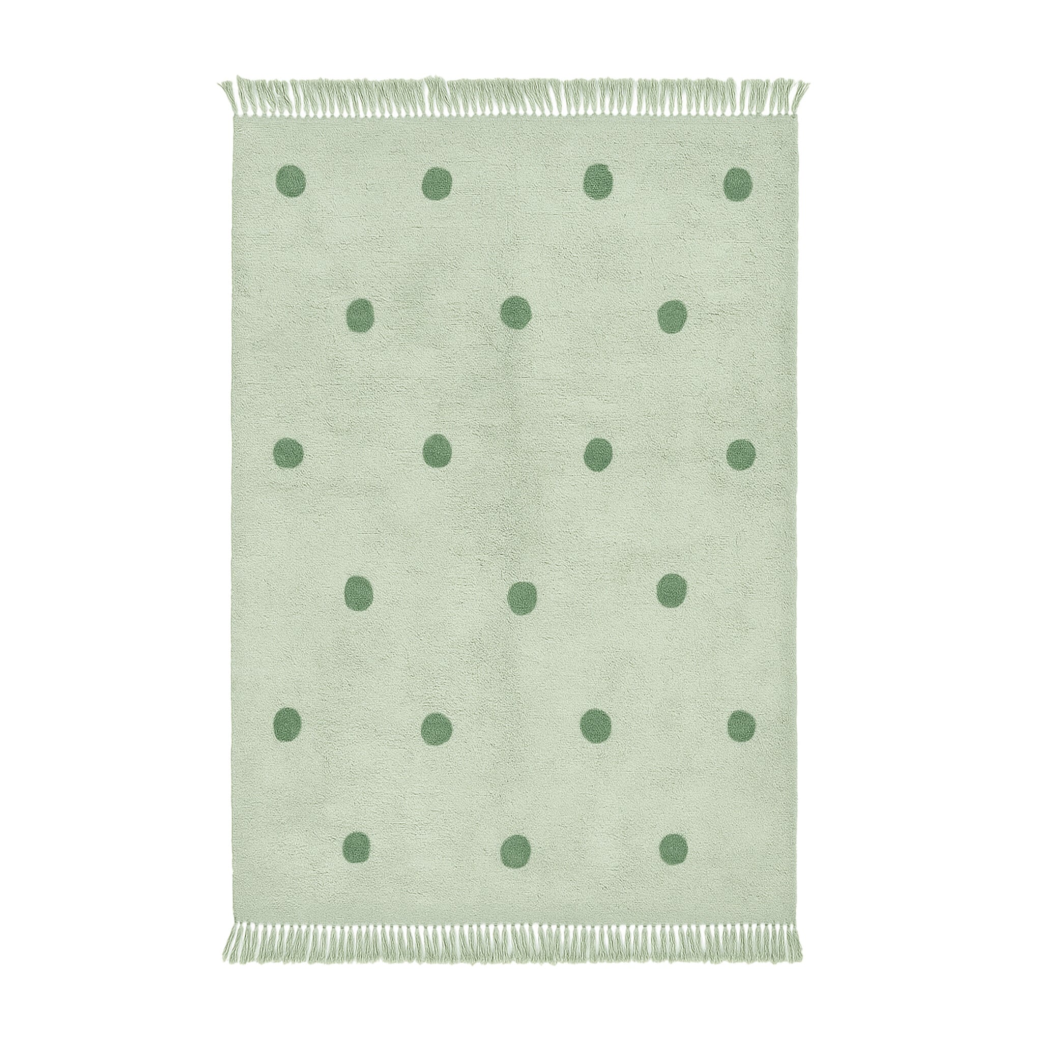 Kids’ Room Rug – Lou Dots Green