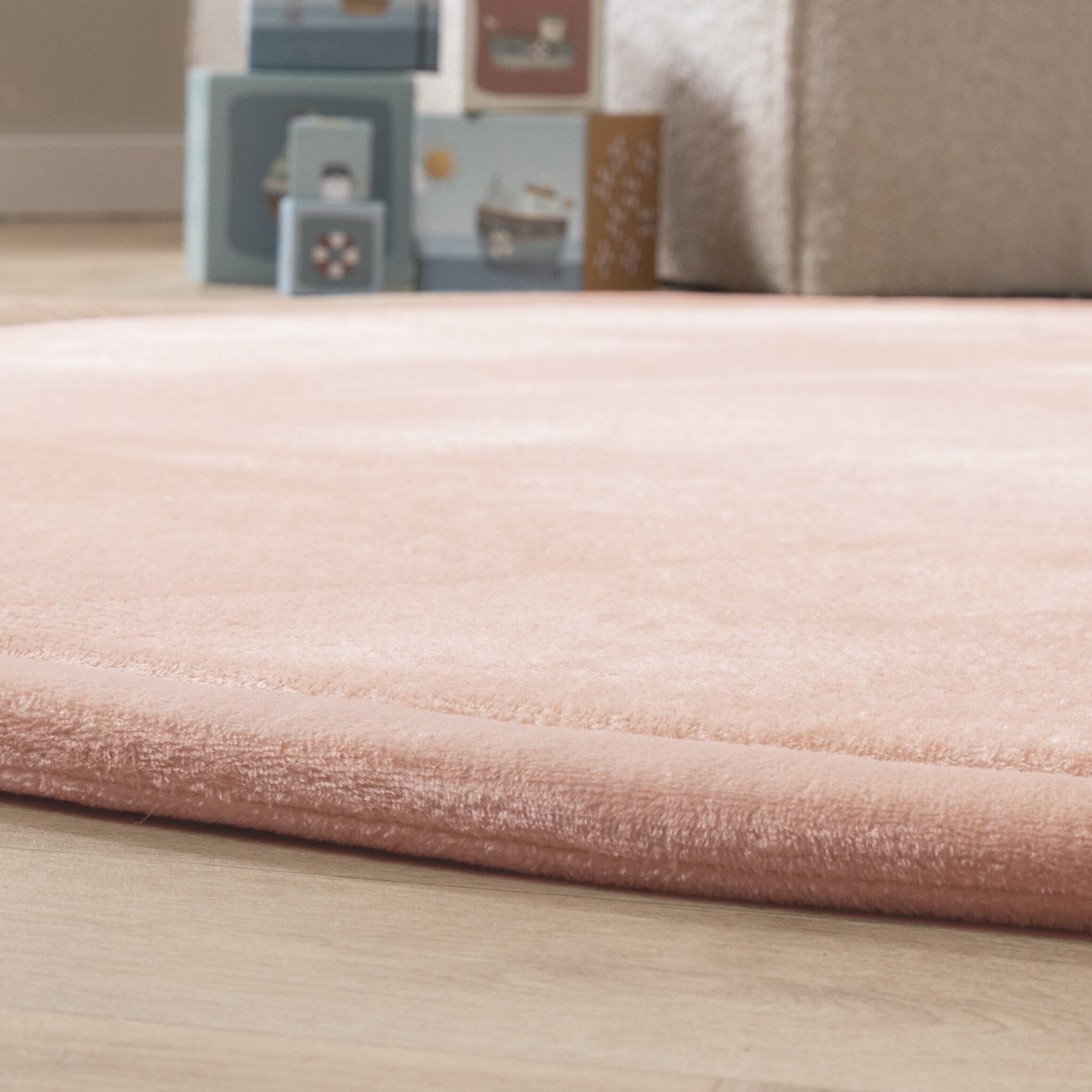 Round play mat - Jip Pink