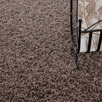 High-pile floor rug - Life Taupe