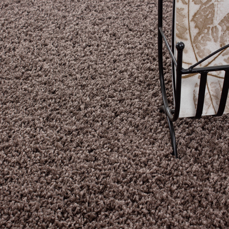 High-pile floor rug - Life Taupe
