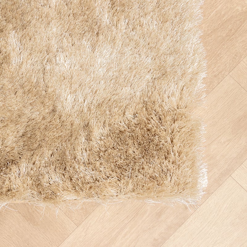 High Pile Rug - Glorious Champagne/Cream