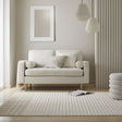 Washable floor rug - Elto Stripe Cream