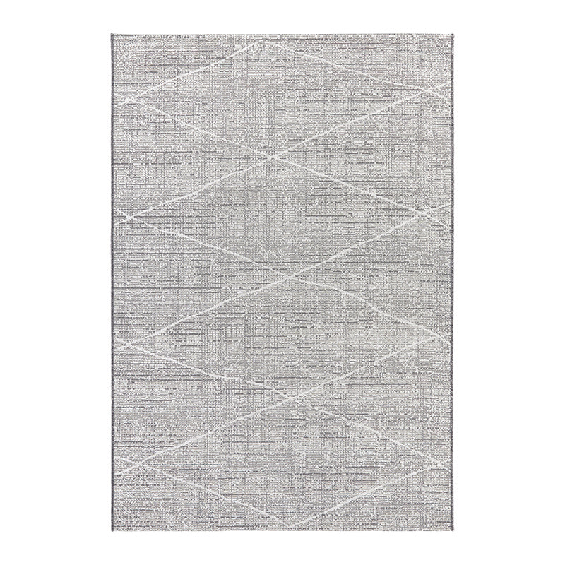 Outdoor Floor Rug - Curious Cream Anthracite Blois