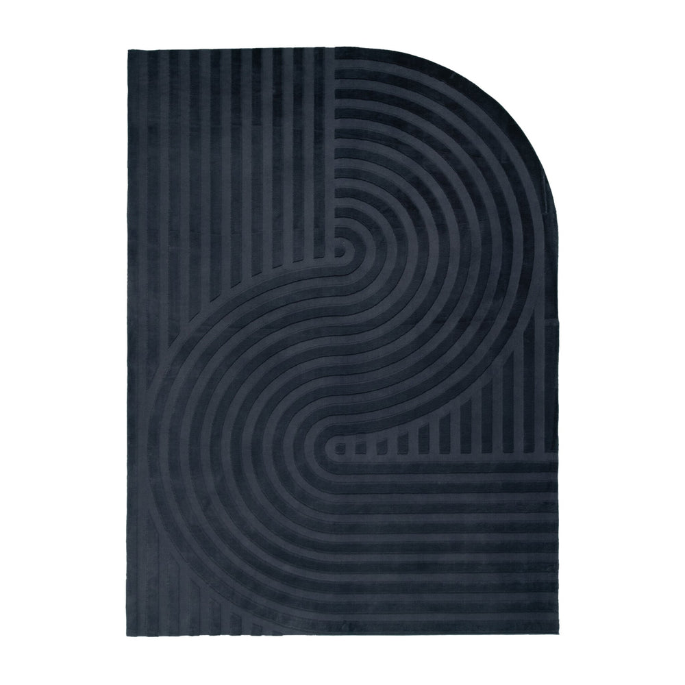 Irregular Rug - Flowy Wavy Anthracite