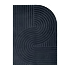 Irregular Rug - Flowy Wavy Anthracite