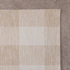 Indoor Outdoor Rug - Ranch Checkerboard Beige