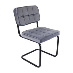 Velvet chair - Ivy Grey
