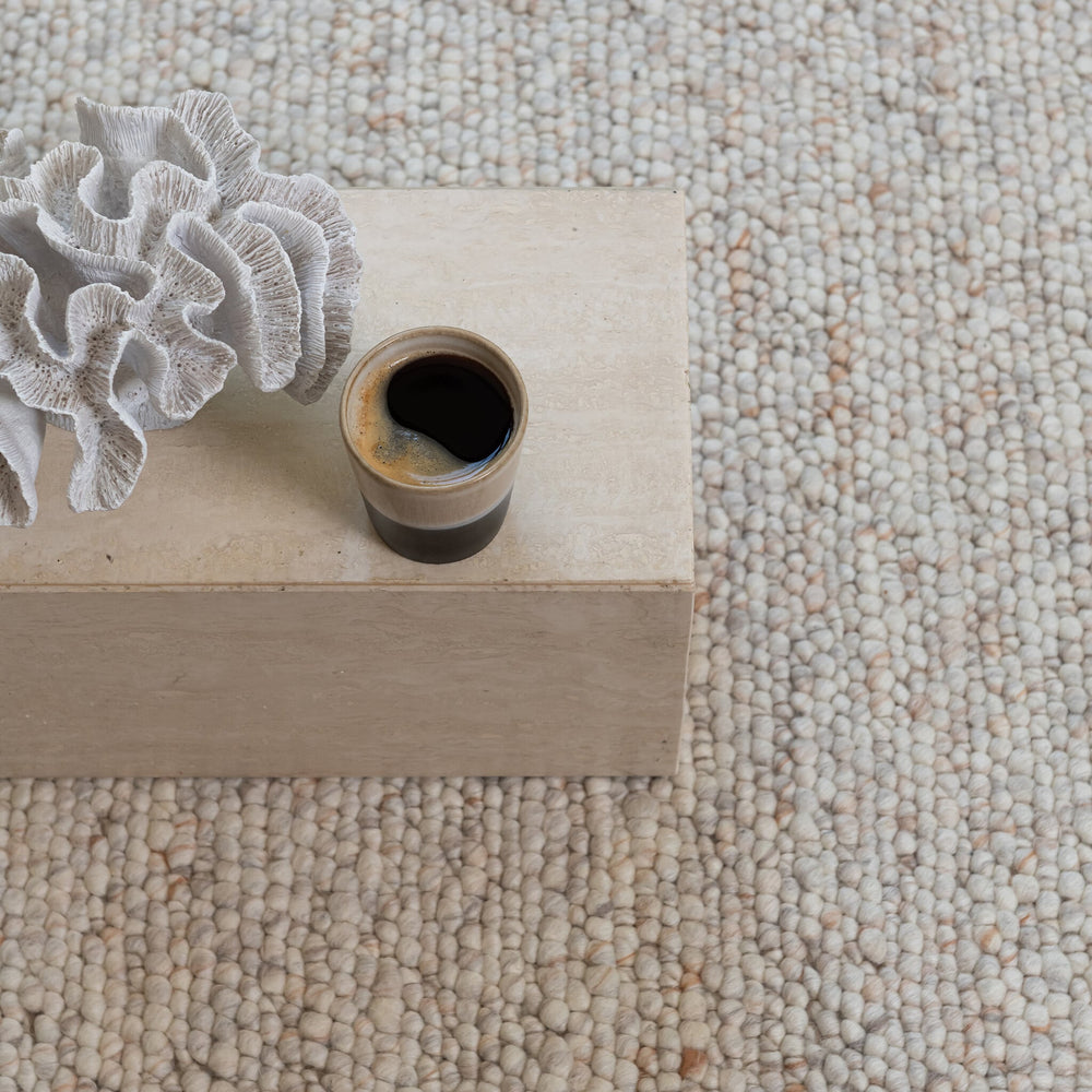 Wool Floor Rug - Bonita Beige 141