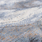 Abstract Rug - Xavier Wave Blue/Grey