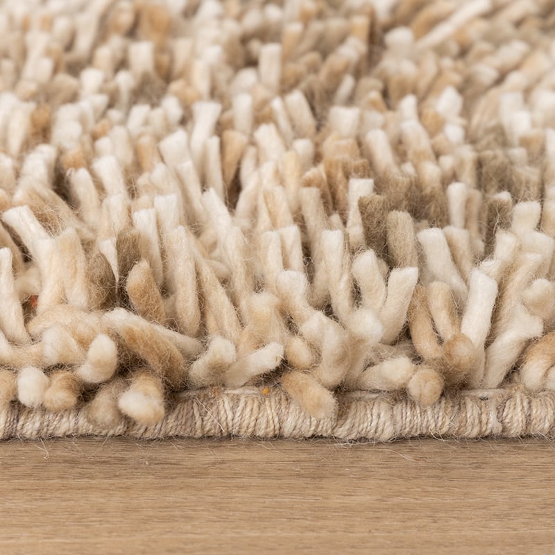 High Pile Wool Rug - Elin Beige