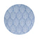 Round Outdoor Rug - Summer Leaves Blue