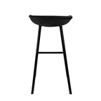 Velvet Bar Stool - Black