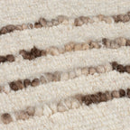 Abstract floor rug - Maceo Swirl Cream/Brown