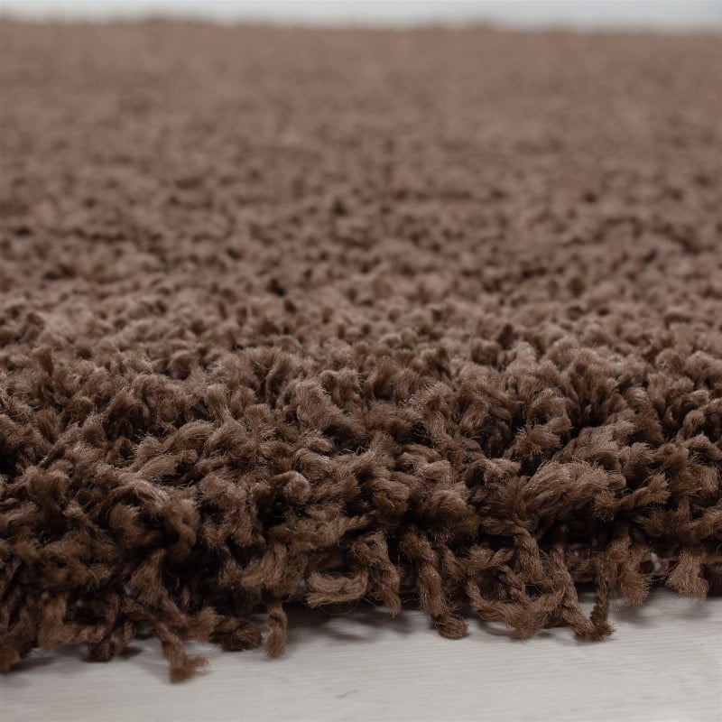 High-pile floor rug - Sade Brown