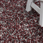 High-Pile Floor Rug - Enjoy Red