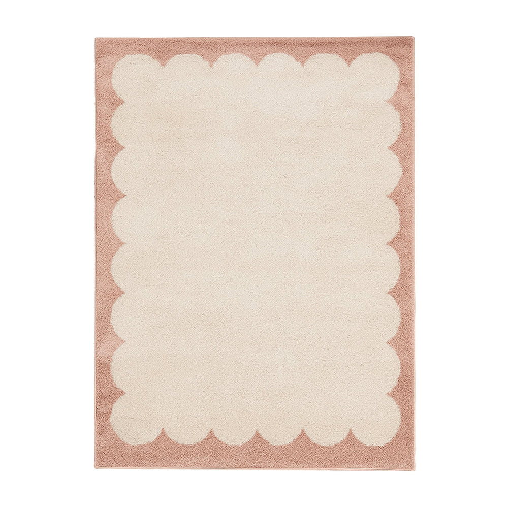 Washable Rug – Myrre Pink/White