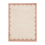 Washable Rug – Myrre Pink/White