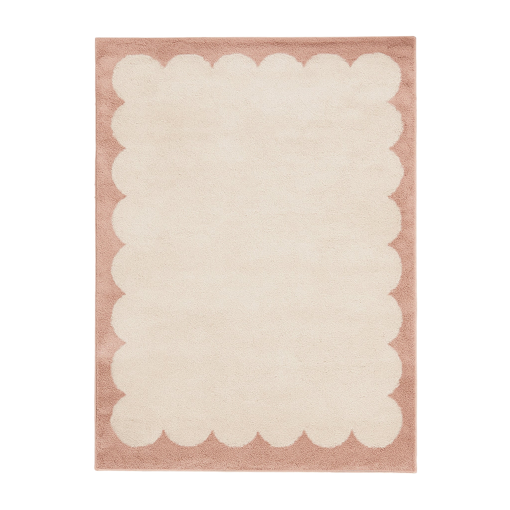 Washable Rug – Myrre Pink/White