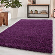 High-pile Floor Rug - Sade Purple