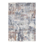 Modern Floor Rug - Arty Multicolour Brush 01