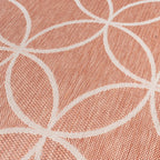 Geometric Outdoor Rug – Faro Ripple Pink