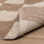 Retro Rug - Gambit Beige/White