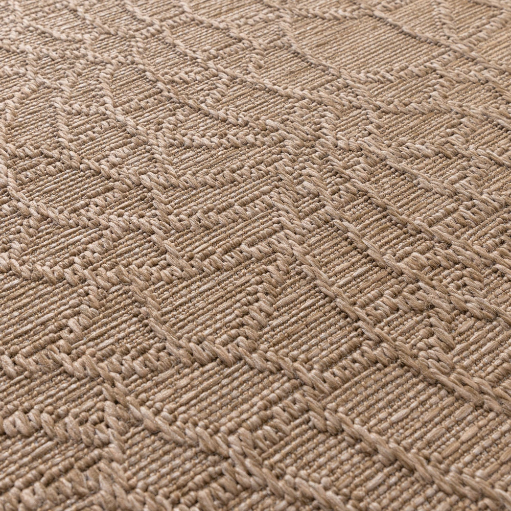 Indoor Outdoor Rug - Dunes Mandala Brown