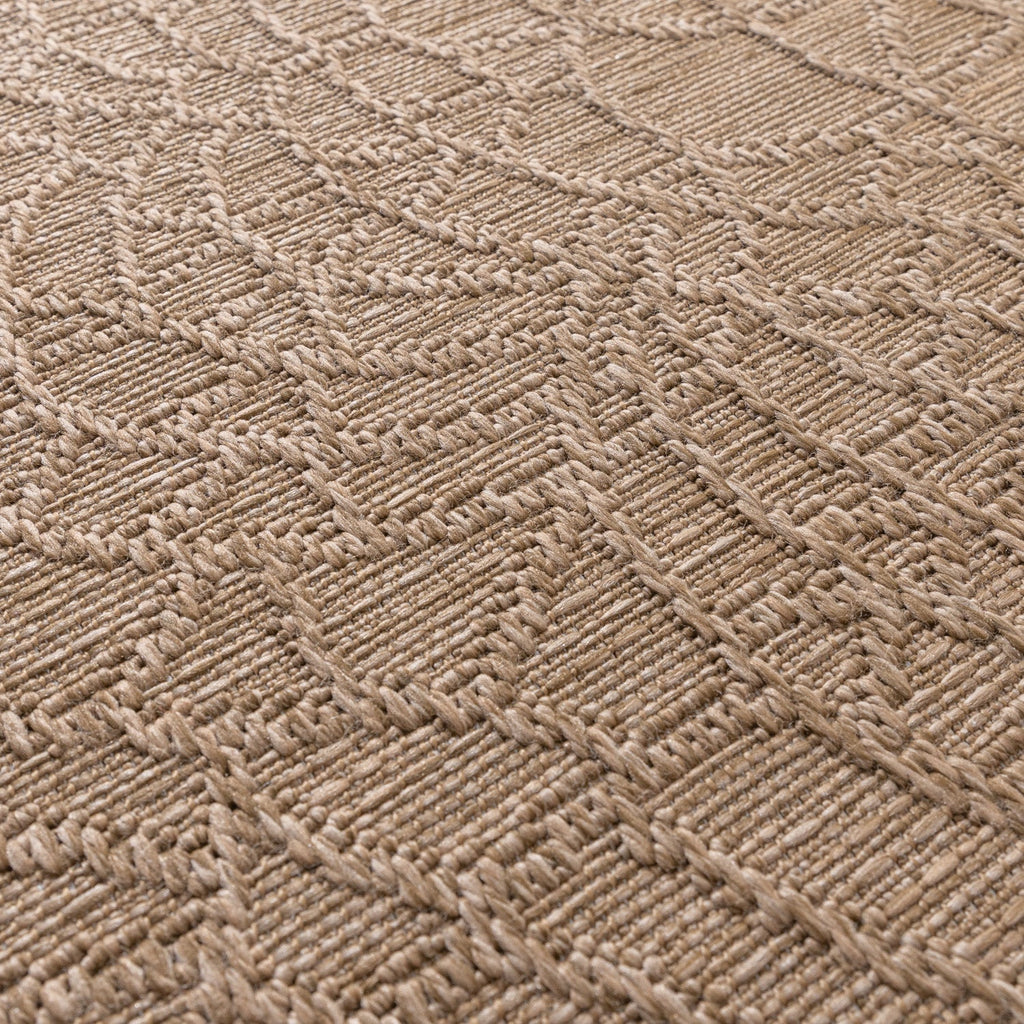 Indoor Outdoor Rug - Dunes Mandala Brown