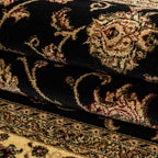 Oriental Floor Rug - Marrakesh Black 210