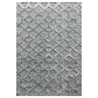 Scandinavian floor rug - Pitea Tile Grey