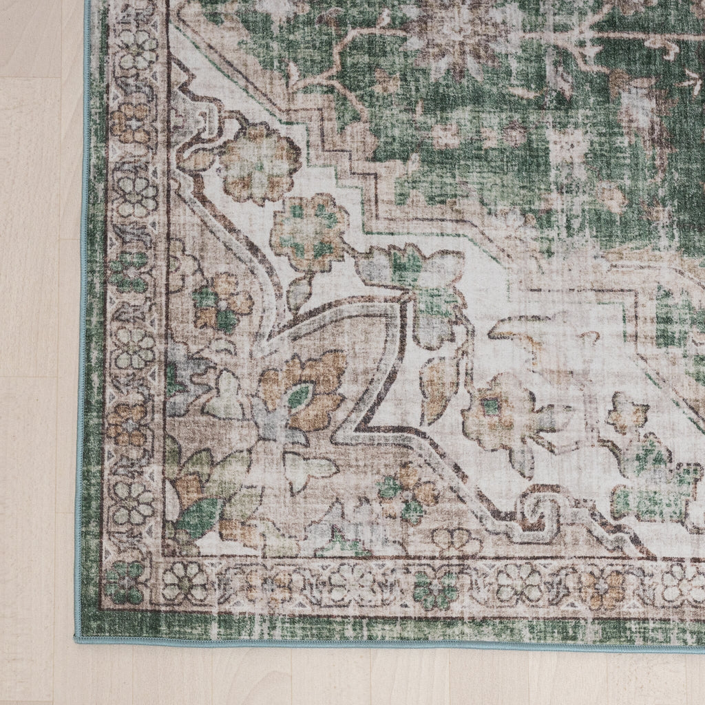 Oriental Rug - Leyla Medallion Green