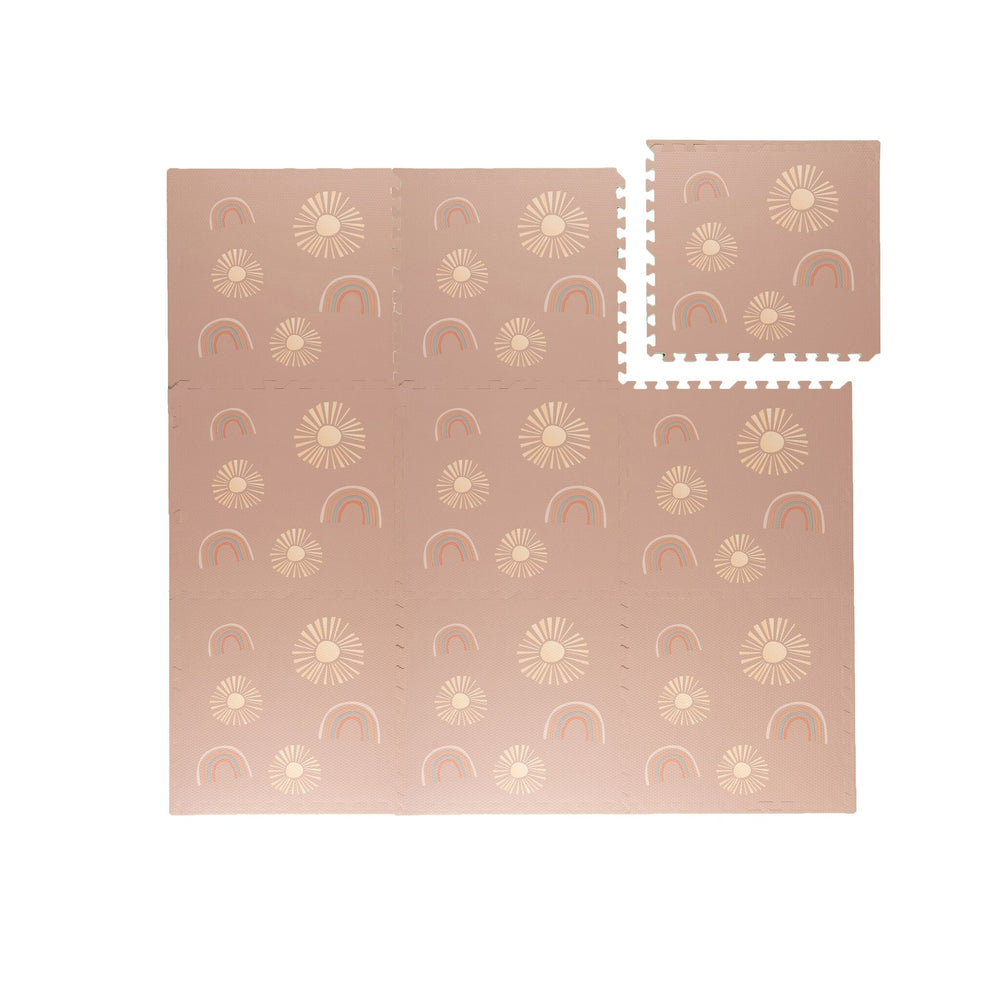 Foam puzzle mat - Alfie XL Sun Pink