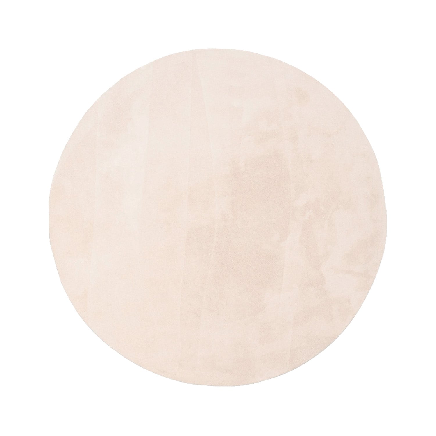Round Washable Rug - Vivid Beige