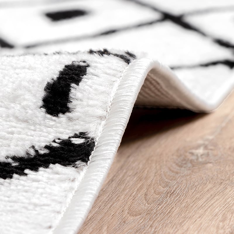 Scandinavian Rug - Scandi Stina Black/White