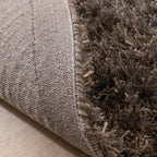 Round Shaggy Rug - Grace Grey