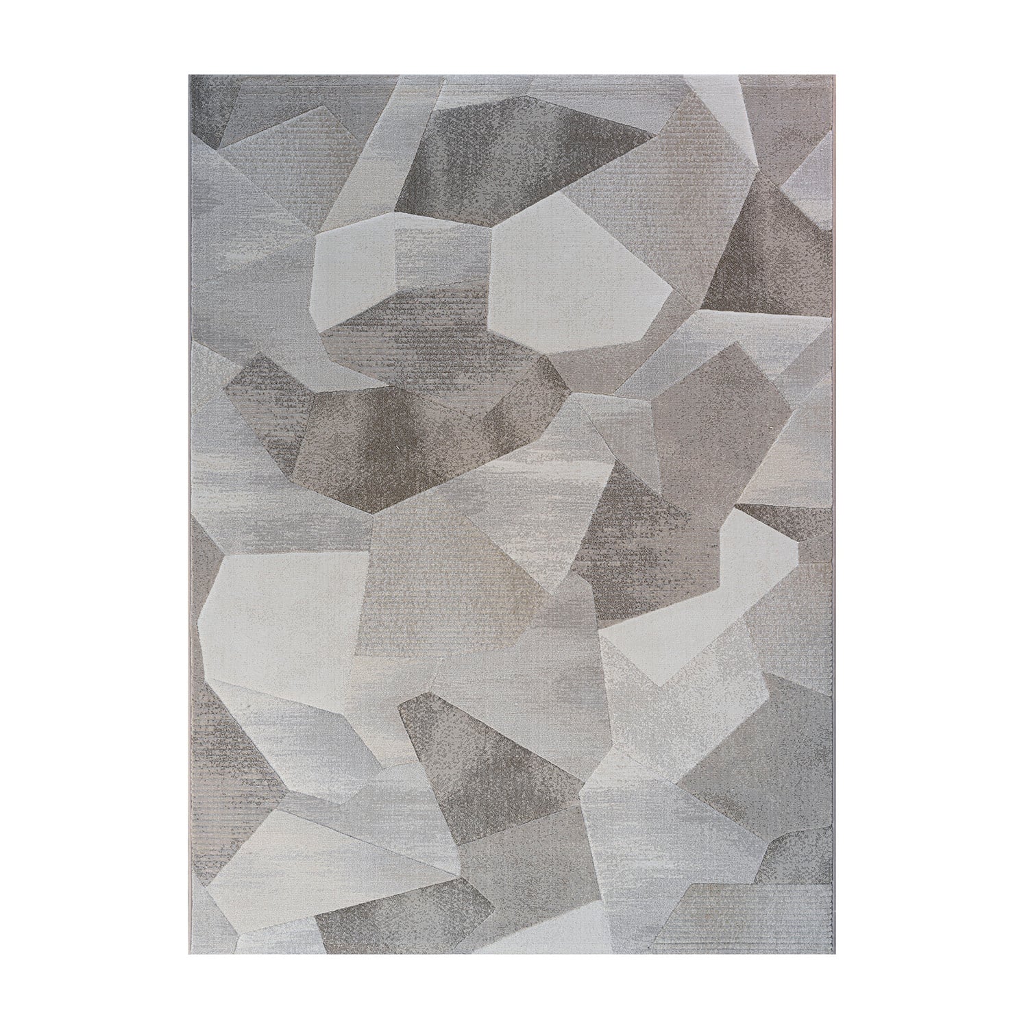 Abstract Floor Rug - Axil Taupe 6575