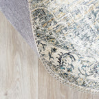 Round Vintage Rug - Lago Grey