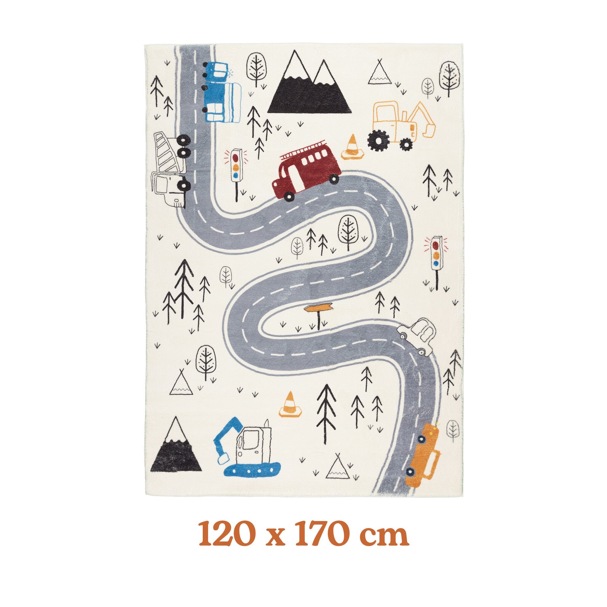Kids Car Rug - Dex Road Blue